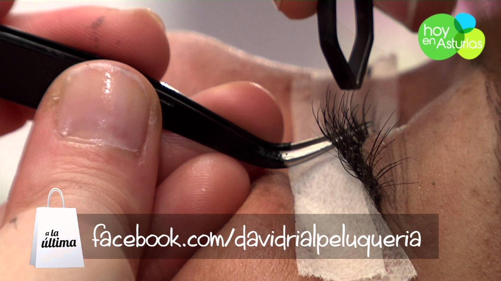 Extensiones de pestañas con David Rial Peluquerías de Oviedo - A la ...