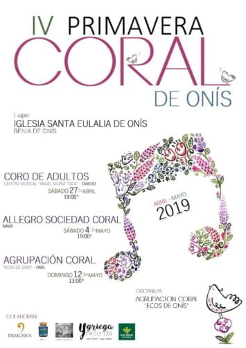 cartel PRIMAVERA CORAL 2019
