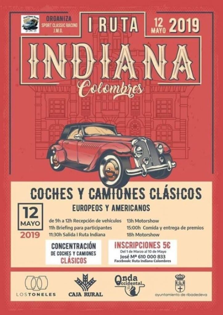 I Ruta Indiana Colombres de Coches y Camiones Clásicos en Colombres I Ruta Indiana Colombres de Coches y Camiones Clásicos en Colombres