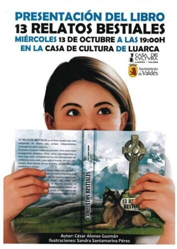 Cartel Presentación 13 Relatos Bestiales Luarca Cartel Presentación 13 Relatos Bestiales Luarca