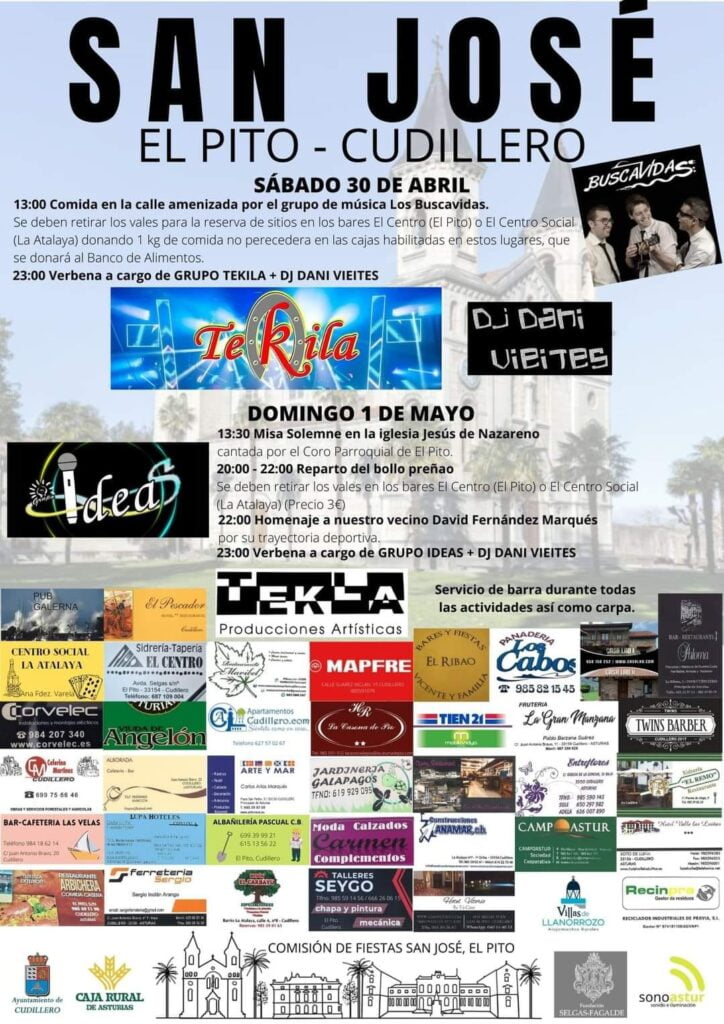 fiestas san jose el pito cudillero 2022
