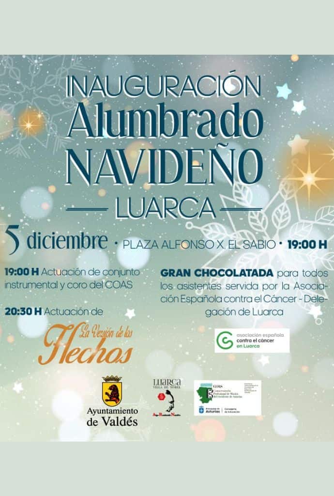 Encendido iluminacion navidad Luarca 2023 Encendido iluminacion navidad Luarca 2023