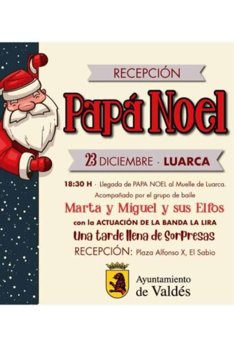 recepcion papa noel luarca 2023 recepcion papa noel luarca 2023