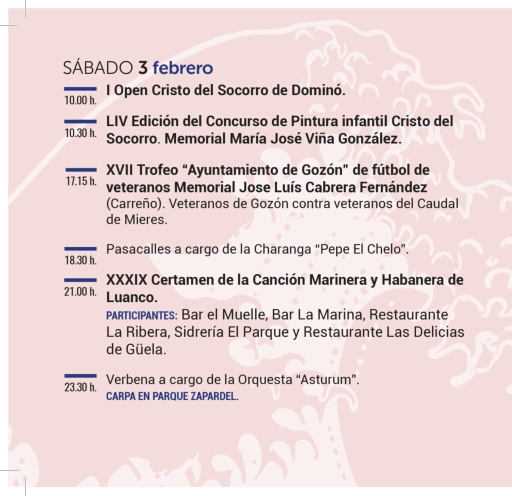 programa cristo socorro luanco 2024 2
