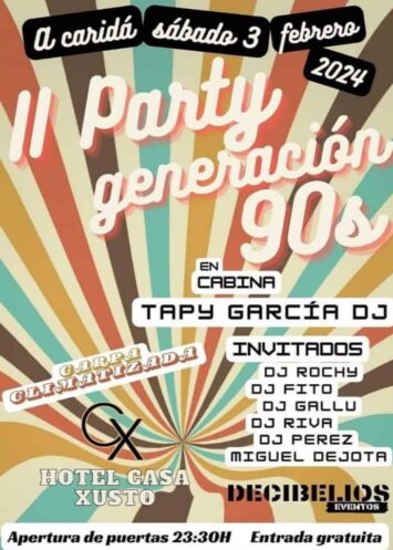 II Party Generación 90 A Caridá 2024