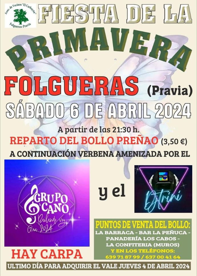 Fiesta Primavera Folgueras 2024 - Pravia Fiesta de la primavera folgueras 2024