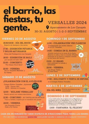 fiestas de versalles aviles 2024 fiestas de versalles aviles 2024