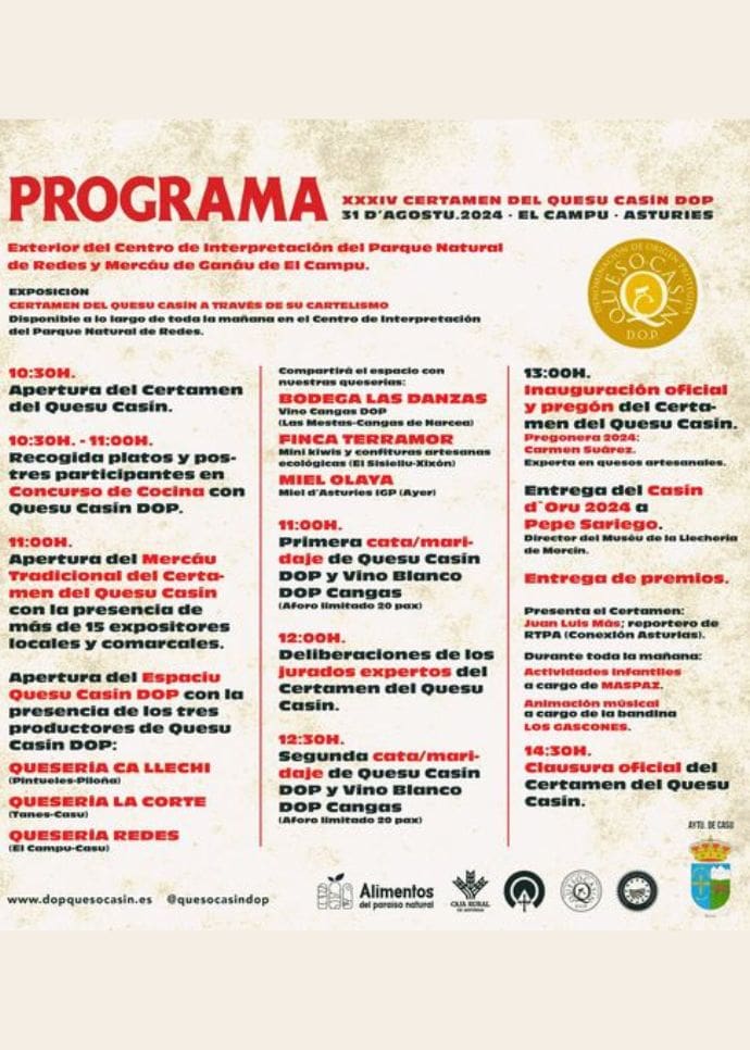 programa certamen quesu casin 2024
