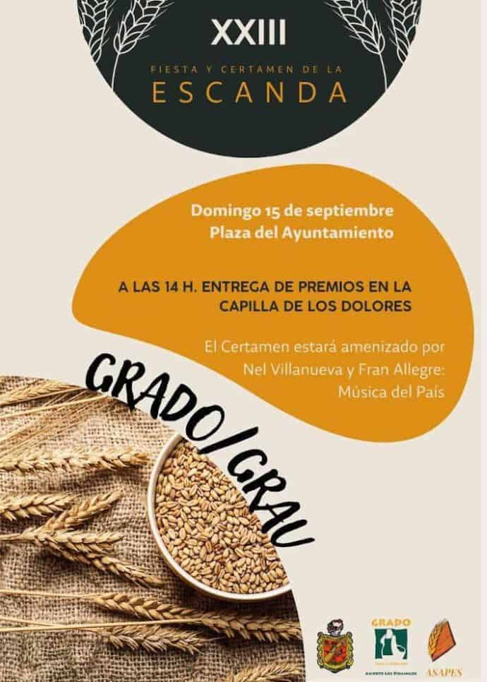 Fiesta y certamen de la Escanda Grado/Grau 2024 Fiesta y certamen de la Escanda Grado Grau 2024