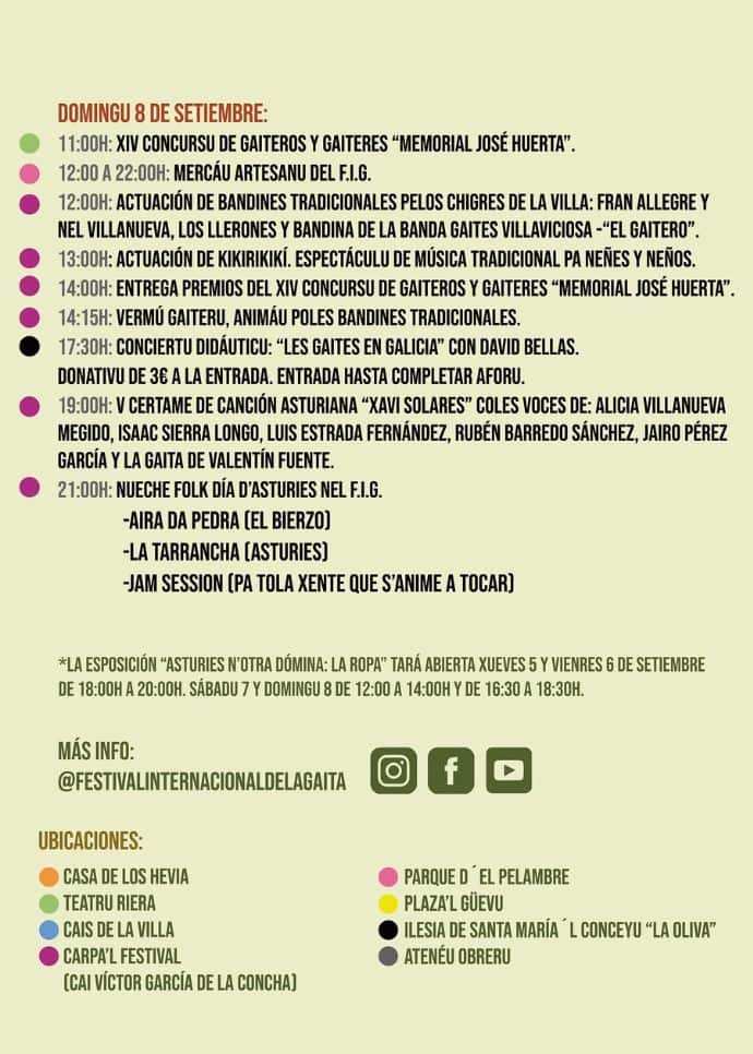 Programa Festival Internacional de Gaita Villaviciosa 2024 3